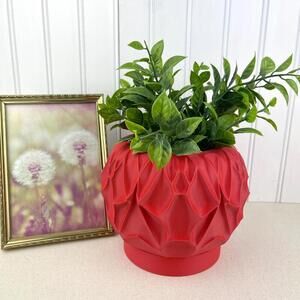 Modern Geometric Planter Pot, Vessel Planter Pot, Small Indoor Flower Pot